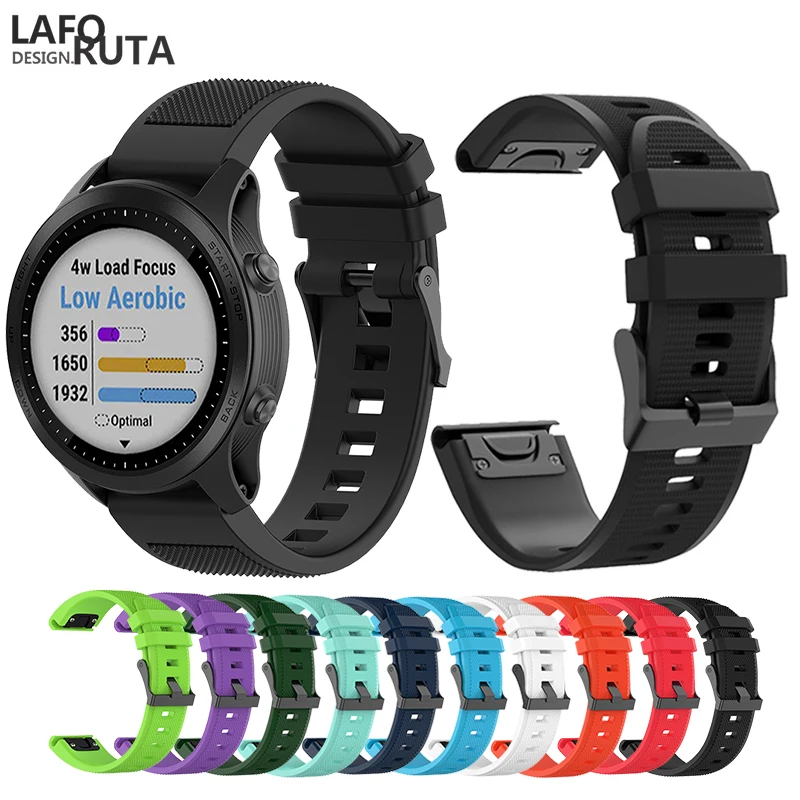 

Laforuta Soft Silicone For Garmin Forerunner 945 Forerunner 935 Strap Bracelet Women Men Rubber WristBand 22mm Fitness Loop 2019