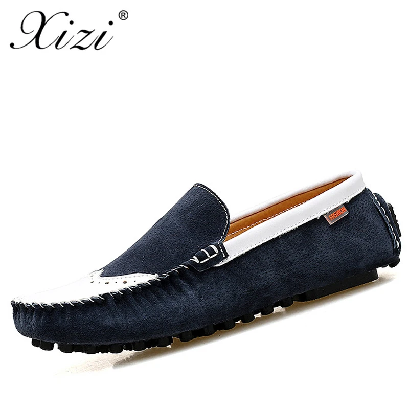 Xizi/Новые Брендовые мужские модные летние мягкие мокасины повседневные лоферы