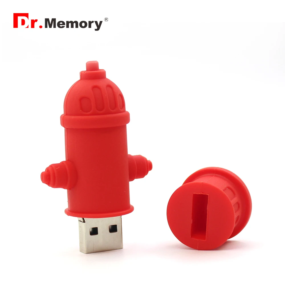 

Cartoon Fire Hydrant Pen Drive Usb 2.0 Flash Drive 32GB Memory Stick 4GB 8GB 16GB Personalized Pendrive Creative Gift U Disk