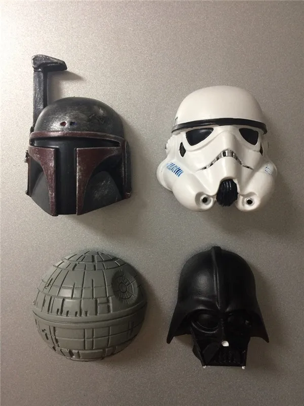 Star Wars Darth Vader PVC Fridge Magnets Figures Toys - 5