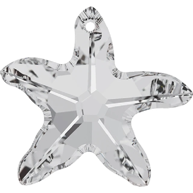 (1 шт.) 100% Оригинальный кулон с кристаллом Swarovski 6721 в виде морской звезды сделано