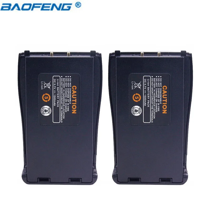 

2PCS Baofeng BF-888S DC 3.7V 1500mAh Li-ion Battery For BAOFENG BF-888S BF888S BF-777S BF-666S H777 Two Way Radio Walkie Talkie