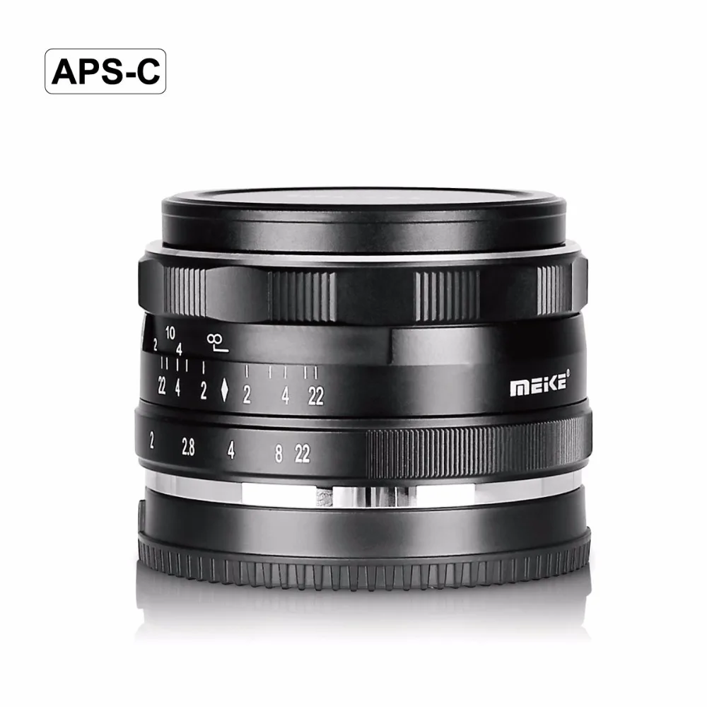 MEKE Meike MK-35mm F1.7 объектив камеры с большой апертурой ручной фокусировки для Canon-EF-M EOS M1/M2/M3/M5/M10/M100 для объектива+ подарок