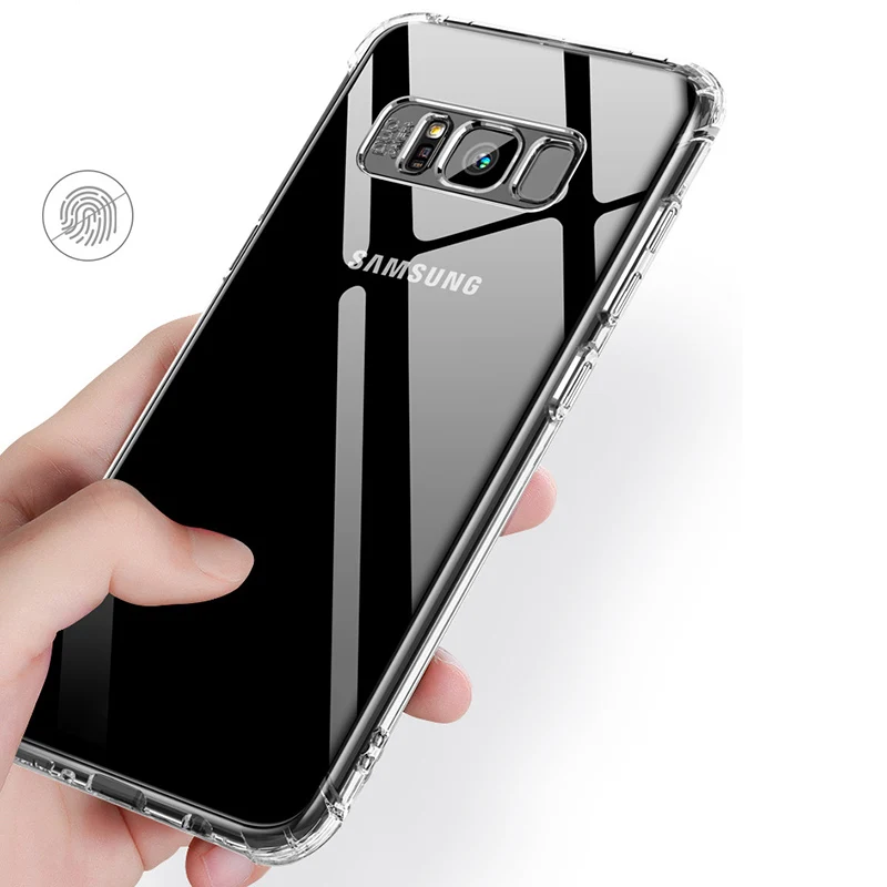 

Transparent Case For Samsung Galaxy S9 Plus S8 S7 edge Cases Clear Soft TPU Cover Note 8 9 Phone Case Anti-knock Silicone Thin