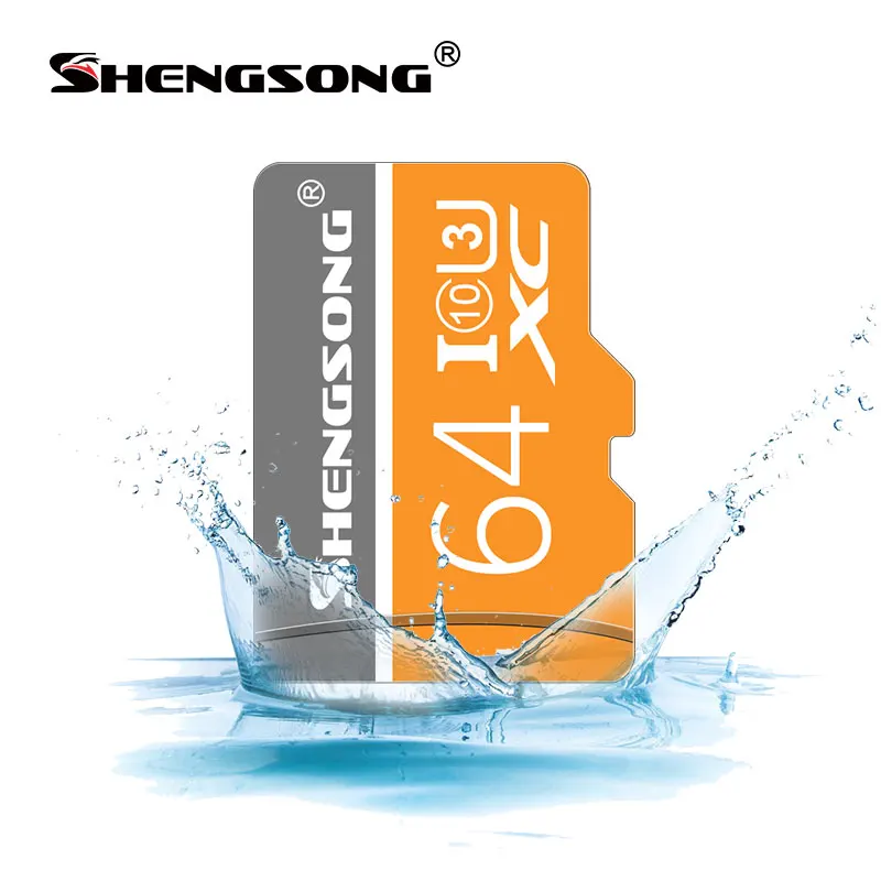 Купить 100% оригинал Новый Shengsong Micro SD карты памяти EVO + 128 GB 64 GB 32 GB 80 МБ с. C10 SDHC SDXC U1 U3 карты памяти 64G 32G флэш карт