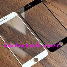 MLLSE полное покрытие зеркального цвета закаленное стекло Защита экрана для iPhone 6 Plus 5,5 с розничной Pakckage через DHL 100 шт