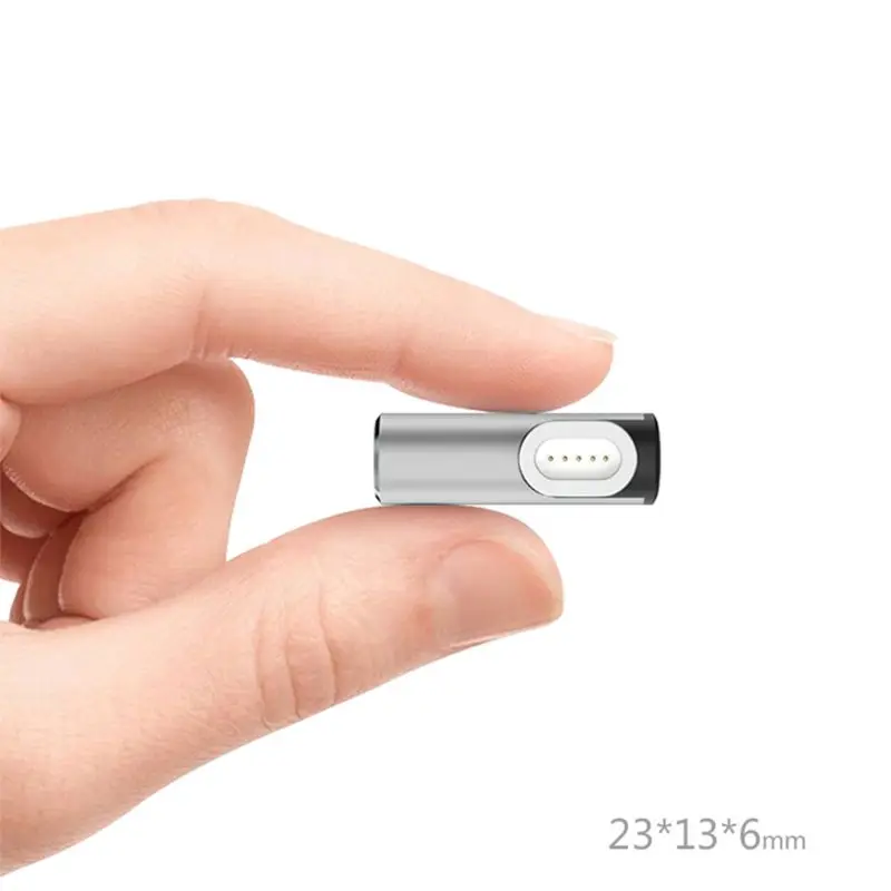 Тип C Магнитный адаптер конвертер USB-C Кабель 90 градусов Зарядка для Apple Macbook