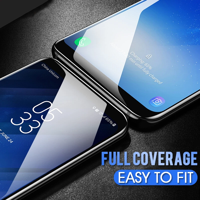 Защитное стекло 3D закаленное для samsung galaxy S6 Edge plus S7 S8 S9 S10 note 8 9 S 6 7 10 9|Защитные