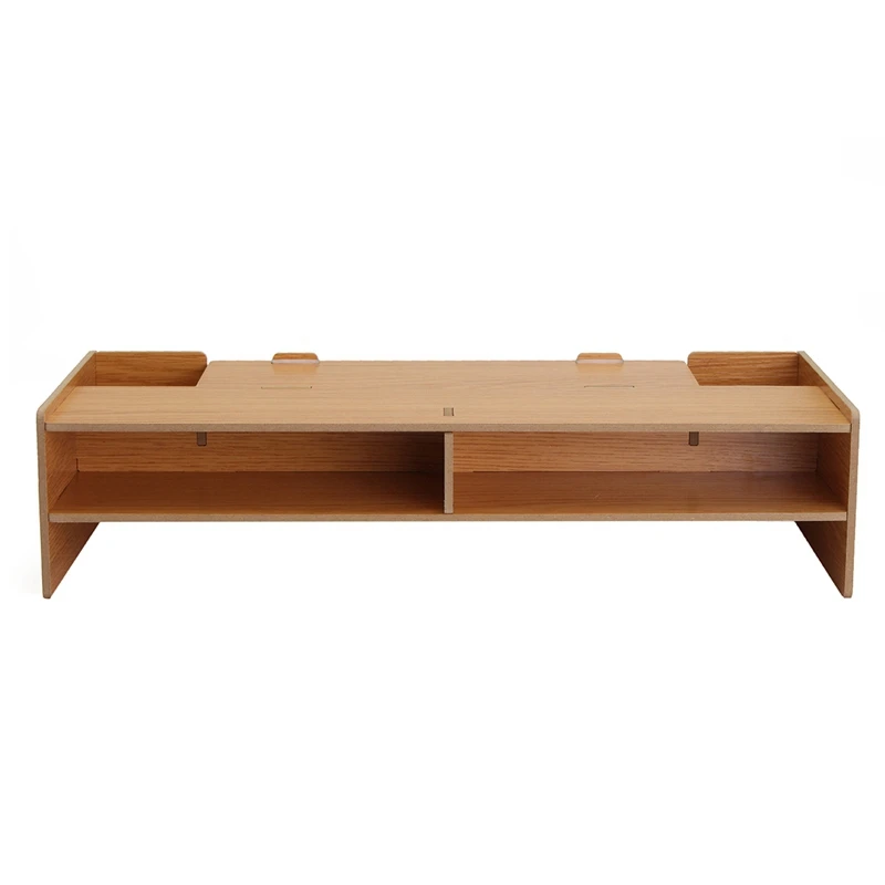 

New Desktop Monitor Stand Computer Screen Riser Wood Shelf Plinth Laptop Firm Strong Laptop Stand Holder For Notebook TV