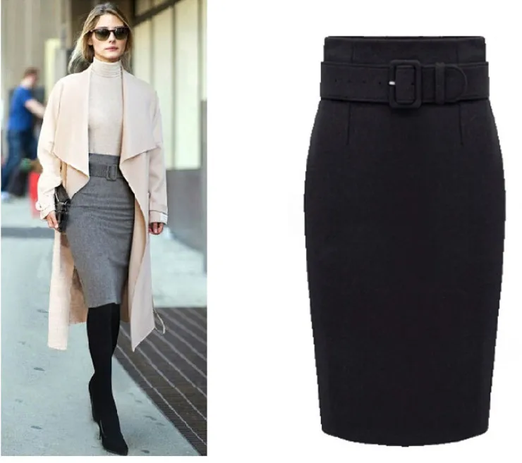 Black skirt for work Show off your style with our selection of women's midi and mini Pencil Skirts. Including stripes, leather, and tweed, Express has everything you need. Pair a plaid skirt with our Portofino shirts or a pencil skirt suit with a matching suit jacket. You're work-ready with women's pencil skirts from Express.