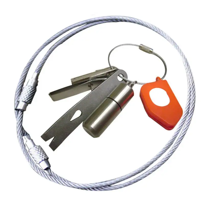 60 Pack 6" Stainless Steel Cable Keychain With Screw Lock, 2MM Wire Keychain Cable For Tags Or Dolls, Large Key Rings Loops Holder, Wire Rings For DIY Key Chains (Multicolor