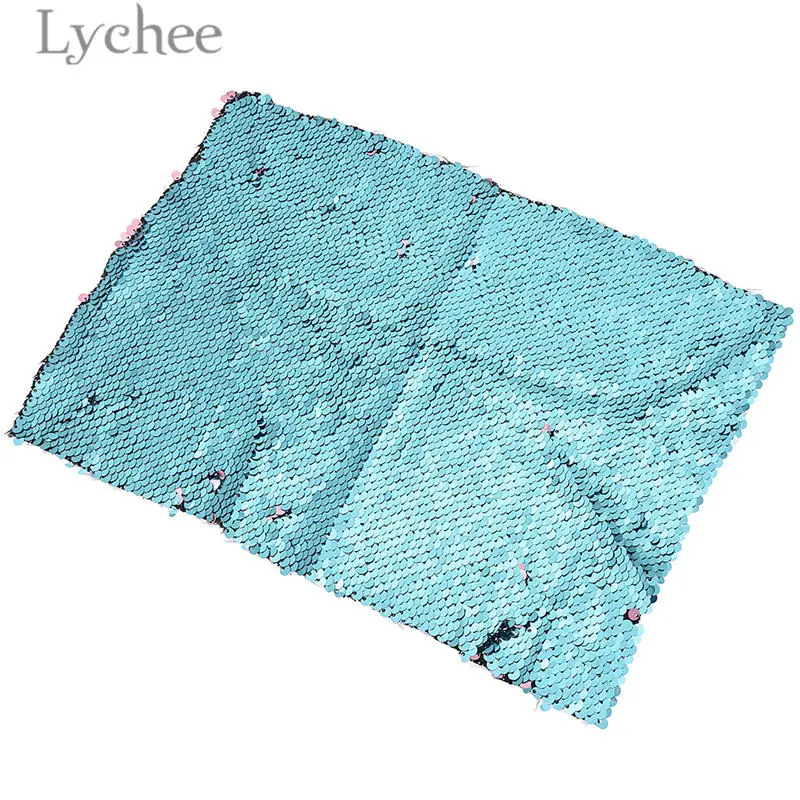 Lychee Life 29x21 см A4 двухсторонняя блестящая ткань высокого качества полиэстер швейная синтетическая ткань сделай сам для сумок одежды - Цвет: 1