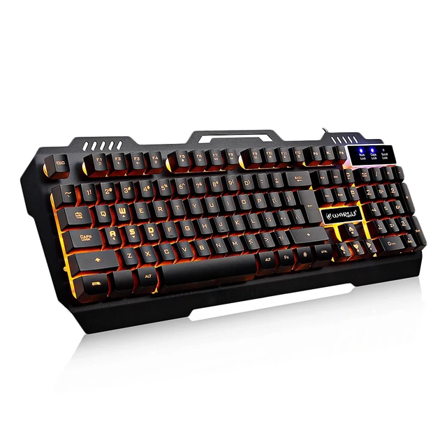 Best Offers Wired Gaming Keyboard Backlit USB Gaming Multimedia Keyboard with Backlight 104 Keys For LOL Gamer Player PC Computer           
