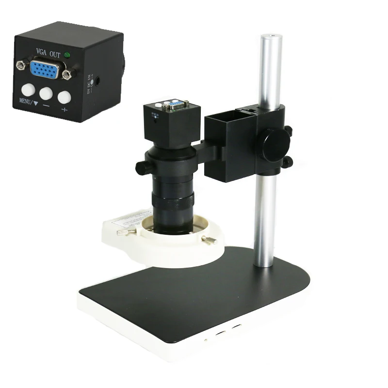 

2MP 1080P Effective Pixels VGA outputs Industry Microscope Camera+130X C-mount Lens for LAB PCB Mobile phone repair