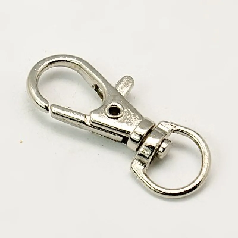 60pcs Alloy Swivel Lobster Claw Clasps Swivel Snap Hook for jewellery making DIY accessories supplies Wholesale F60