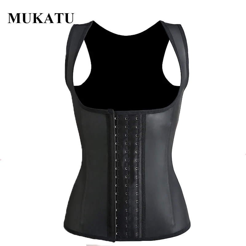 

Steel Bone Slim Vest Plus Size Shapewear Latex Corset Waist Trainer Vest Women Body Shaper Corset Strap Tummy Control Underwear