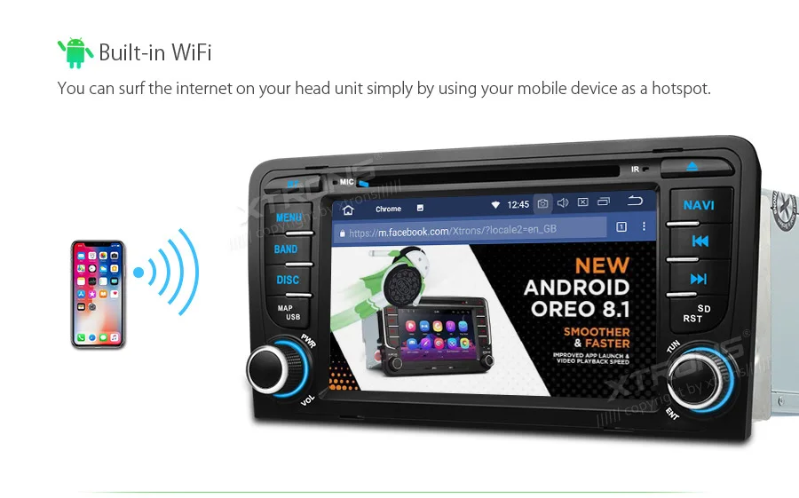 Perfect 7" Android 8.1 Oreo RDS Car Multimedia DVD Navigation GPS Radio for Audi A3 2003-2012 & Audi S3 2006-2012 & Audi RS3 2011-2012 14 Perfect 7" Android 8.1 Oreo RDS Car Multimedia DVD Navigation GPS Radio for Audi A3 2003-2012 & Audi S3 2006-2012 & Audi RS3 2011-2012 14