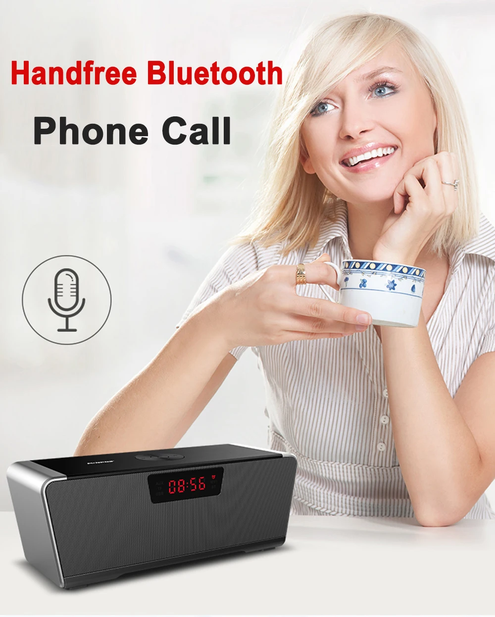Big Power 20W Bluetooth Speaker Wireless Stereo Loudspeakers Super Bass HIFI degree Lossless Musics Play for Phone Computer (4)