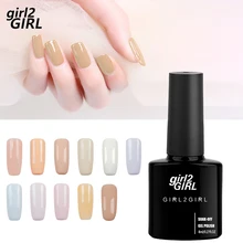 GIRL2girl гель УФ светодиодный лак длинный последний замачиваемый Маникюр 8 мл 280 цветов супер Сияющий гель лак для ногтей набор слоновой кости