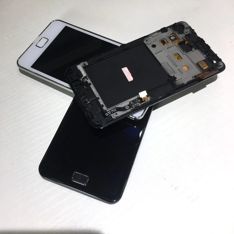 Для Samsung Galaxy S2 I9100 I9105 ЖК дисплей с кодирующий преобразователь сенсорного экрана в