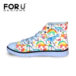 Forudesigns Niños Zapatos para Niñas Niños Arco Iris Impresión de Dinosaurio Niños Cómodos Zapatos de Lona High Top Niños Zapatillas Transpirables Forudesigns Niños Zapatos para Niñas Niños Arco Iris Impresión de Dinosaurio Niños Cómodos Zapatos de Lona High Top Niños Zapatillas Transpirables