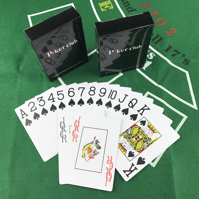 Yernea Новые горячие гладкие водонепроницаемые Baccarat Texas Hold'em пластиковые игральные карты ПВХ покер клуб карты износостойкие 2,48*3,46 дюймов