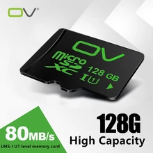 OV карты памяти TF(MicroSD) 128 Гб карта памяти U1 C10 Лидер продаж Стандартный версия Скорость флэш-карта памяти для чтения Скорость 80 МБ/с