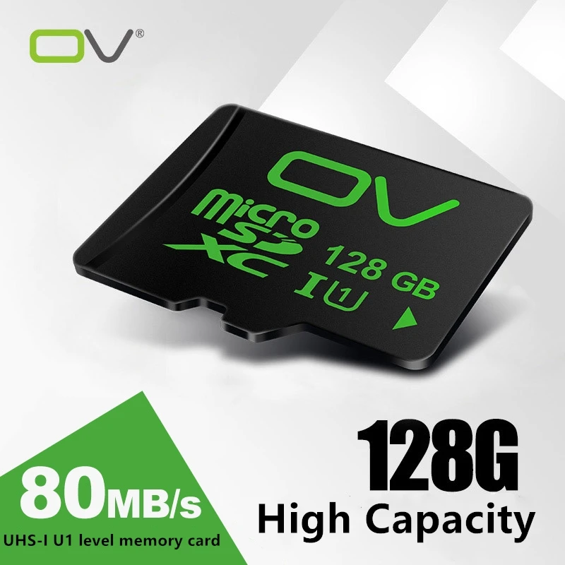 OV TF (MicroSD) 128GB Memory Card U1 C10 Hot Sale Standard Version of High-Speed Flash Reading Speed 80MB / s | Компьютеры и офис