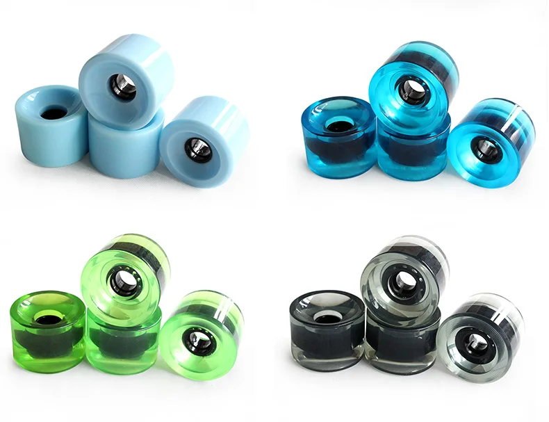 1pcs Wheel High Strength Longboard Skateboard Wheels 70mmx51mm Wheel for Long Board Skateboard Multicolor Wearproof