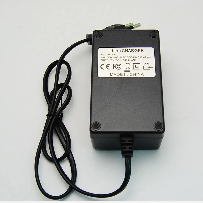 10 шт. KingWei NK-809 AC100-240V электрическое зарядное устройство провод зарядное устройство батарея Двойной аккумулятор для 18650 литиевая аккумуляторная батарея
