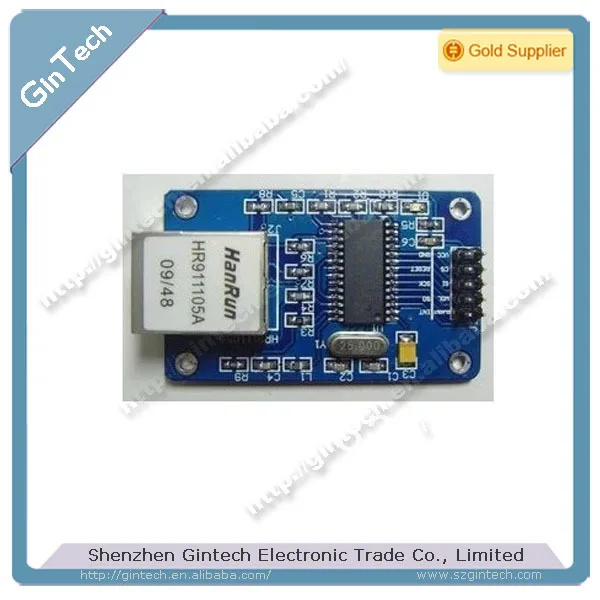 

50PCS/Lot ENC28J60 Ethernet LAN Network Module ENC28J60 For 51 AVR SPI interface