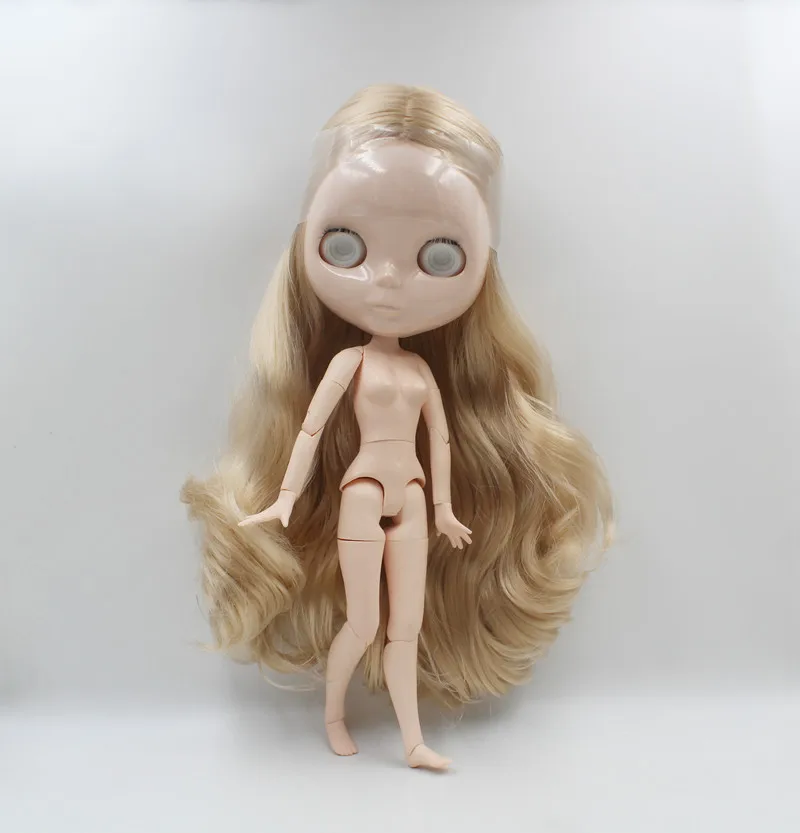 

Free Shipping big discount RBL-722EJ DIY Nude Blyth doll birthday gift for girl 4color big eye doll with beautiful Hair cute toy