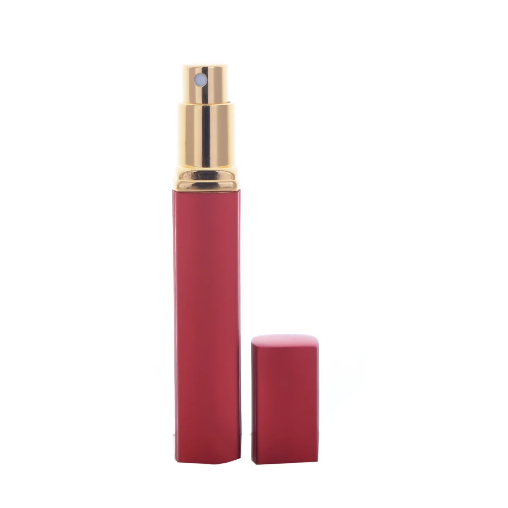 

12ml 1 Piece Hot Selling&Fashion Aluminum Perfume Bottle With Mini Atomizer Spray Bottles Portable Parfum Container