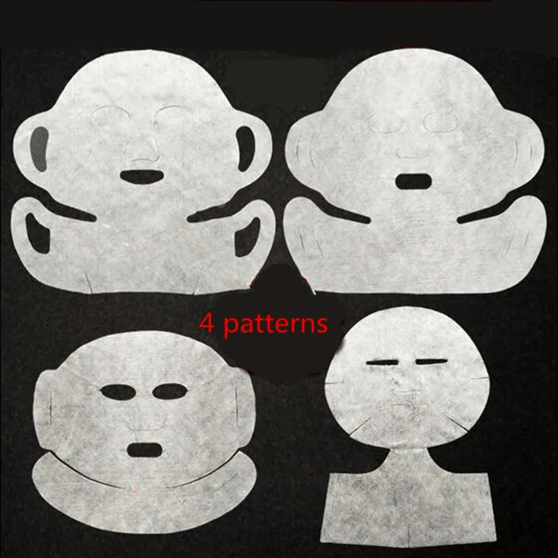 

100Pcs/lot Hanging Ears Mask Paper Neck Face Lift Paper Salons Professional Ear Style Mask Paper 4D Face Mask Paper