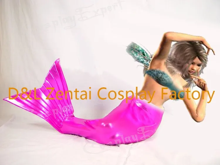 Free Shipping Sexy Adult Fuschia Mermaid Tail for Girls Cosplay Party Halloween Costumes for Kids Fancy Dress Custom SC1643