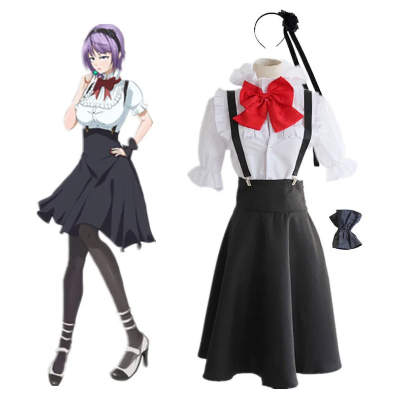 Японское аниме Dagashi Kashi hotaru shidare костюмы для косплея платье слуанки Хэллоуин