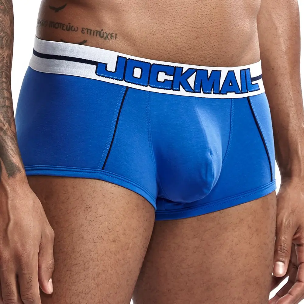 JOCKMAIL, Мужская одежда, новинка, мужские боксеры, фирменное Мужское нижнее белье, хлопок, дышащие, сексуальные, cueca, боксеры, ropa interior hombre slip