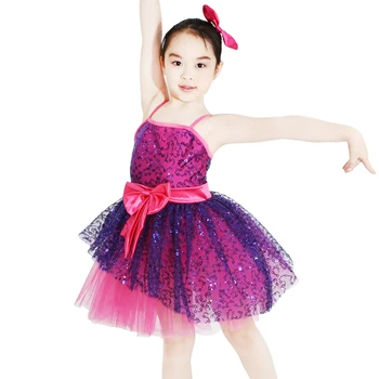

MiDee Stage Dance Costume Ballroom Dancing Dress Professional Ballet Tutus Summer Dresses For Girl