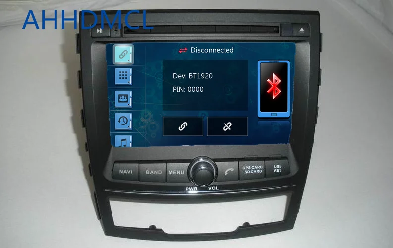 Best AHHDMCL Car Multimedia Player DVD Stereo Audio Radio GPS Navigation For SSANGYONG Korando 2010 2011 2012 4