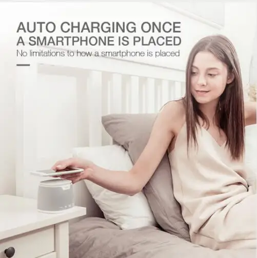 HAVIT M1 bluetooth динамик беспроводное зарядное устройство бас с функцией Qi зарядного