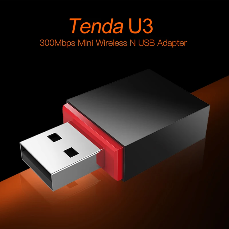 Tenda U3 300 Мбит/с USB беспроводной сетевой адаптер/Мини Портативная сетевая карта/WiFi ретранслятор/Wi-Fi точка доступа для Windows/Mac/Linux