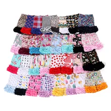 Шорты для девочки 6 см Шорты с кружевом на лето для маленьких девочек шорты Горячая Распродажа; шорты для девочек; детская одежда для девочек фотографический фон с пасхальными яйцами цветами, с цветочными оборками