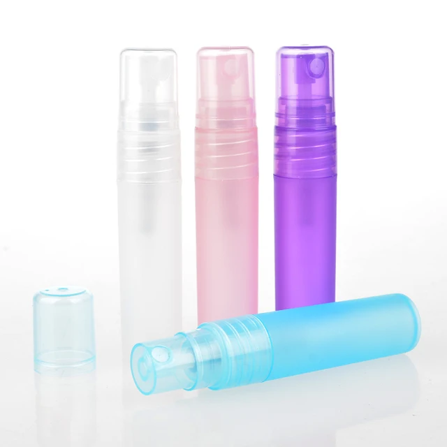 (5Pieces/Lot) 5ML Portable Plastic Perfume Bottle With Spray Empty Cosmetic Case With Colorful  For Travel 3