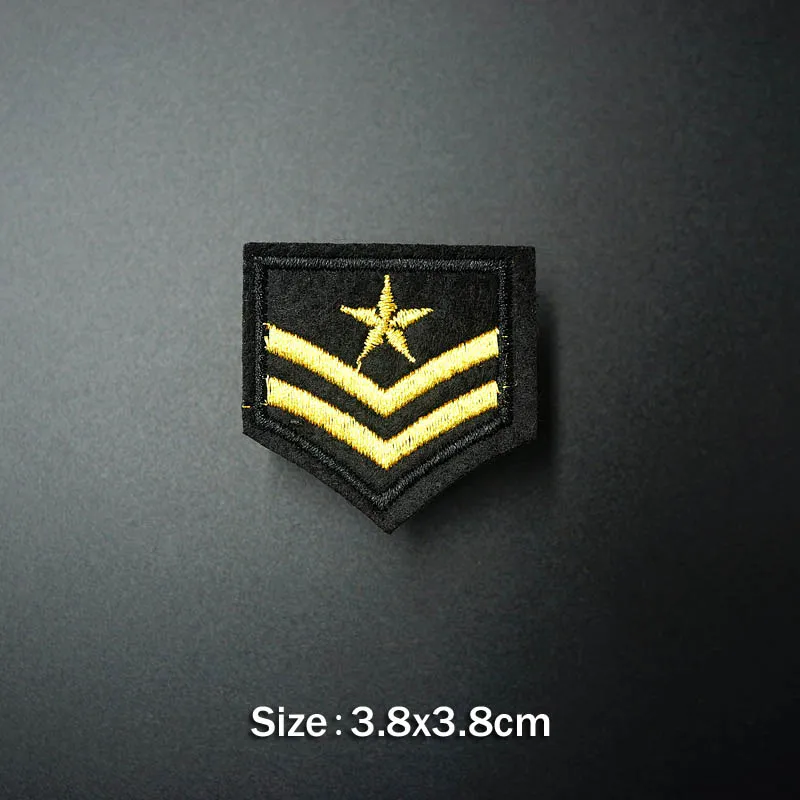 Американская армейская эмблема, нашивка на значок, вышитая аппликация, швейные наклейки для одежды, аксессуары для одежды - Цвет: A