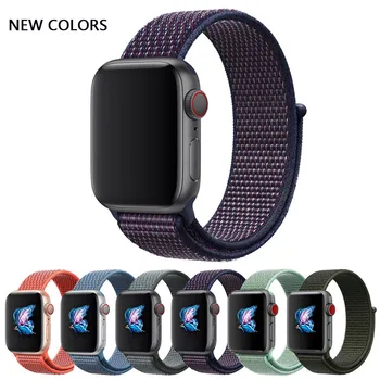 

Woven Nylon Watchband straps for iWatch Apple Watch sport loop bracelet & fabric band 38mm 42mm series 1 2 3