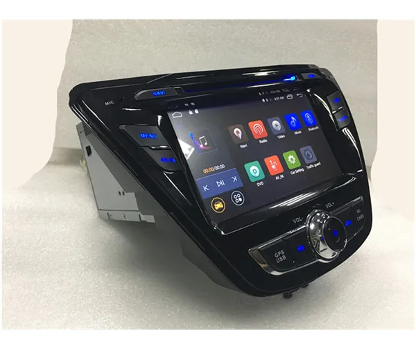Cheap Elantra radio Android 6.0 Car DVD GPS For Hy undai Elantra 2014 Car Audio Stereo with 1024*600 Capacitive screen Wifi 3G 4G 12