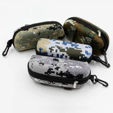 Модные камуфляжные солнцезащитные очки, чехол, военная коробка для очков EVA, Чехол для очков s, мужские очки с зажимом для ремня, контейнер для линз