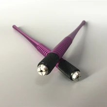 2 шт. ручная Татуировка ручка Перманентный макияж бровей губы машина микроблейдинг ручка с иглой