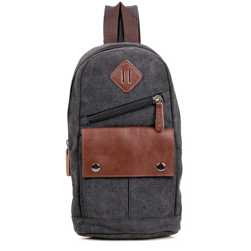 

JMD Vintage Unique Design Multifunction Shoulders Canvas Backpack For Men's Small Sling Bag 9034