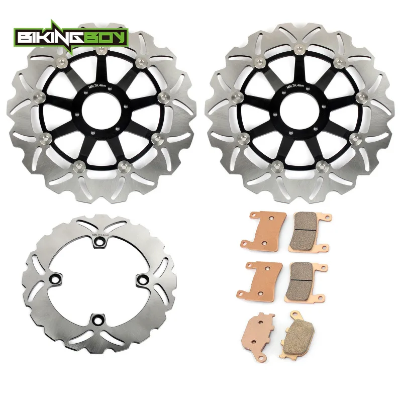 BIKINGBOY для HONDA CBR 600 F 99 00 CBR600F4 SuperSport 1999 2000 спереди и сзади тормозные диски роторов